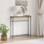 Mesa Consola Madera Vieja 75x19,5x75 cm Madera Ingenierizada y Acero de , Mesas auxiliares - Ref: Foro24-863503, Precio: 36,0...