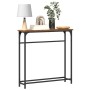 Mesa Consola Madera Vieja 75x19,5x75 cm Madera Ingenierizada y Acero de , Mesas auxiliares - Ref: Foro24-863503, Precio: 36,0...