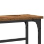 Mesa Consola Madera Vieja 75x19,5x75 cm Madera Ingenierizada y Acero de , Mesas auxiliares - Ref: Foro24-863503, Precio: 36,0...