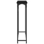 Mesa Consola Roble negro Marco de metal, superficie de MDF Compacta de , Mesas auxiliares - Ref: Foro24-863505, Precio: 39,48...