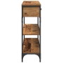 Mesa Consola Madera Vieja 100x25x75 cm Madera Engineered y Acero de , Mesas auxiliares - Ref: Foro24-863511, Precio: 98,36 €,...
