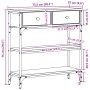 Mesa Consola Madera Vieja 72,5x25x75 cm Madera de Ingeniería y Acero de , Mesas auxiliares - Ref: Foro24-863519, Precio: 82,5...