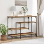 Mesa Consola de madera antigua 100x35x75 cm de madera aglomerada y acero de , Mesas auxiliares - Ref: Foro24-863559, Precio: ...