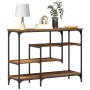 Mesa Consola de madera antigua 100x35x75 cm de madera aglomerada y acero de , Mesas auxiliares - Ref: Foro24-863559, Precio: ...