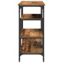 Mesa Consola de madera antigua 100x35x75 cm de madera aglomerada y acero de , Mesas auxiliares - Ref: Foro24-863559, Precio: ...