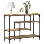 Mesa de Consola  Roble Artesanal 100x35x75 cm Madera Elaborada y Acero | Foro24.es | Tu tienda online para hogar, jardín y más Foro24.es