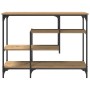 Mesa de Consola  Roble Artesanal 100x35x75 cm Madera Elaborada y Acero | Foro24.es | Tu tienda online para hogar, jardín y más Foro24.es