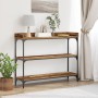 Mesa de Consola  de Madera Vieja 100x30x80 cm de Madera Ingenierizada y Acero | Foro24.es | Tu tienda online para hogar, jardín y más Foro24.es