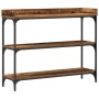 Mesa de Consola  de Madera Vieja 100x30x80 cm de Madera Ingenierizada y Acero | Foro24.es | Tu tienda online para hogar, jardín y más Foro24.es
