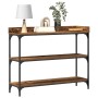 Mesa de Consola  de Madera Vieja 100x30x80 cm de Madera Ingenierizada y Acero | Foro24.es | Tu tienda online para hogar, jardín y más Foro24.es