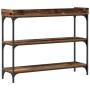 Mesa de Consola  de Madera Vieja 100x30x80 cm de Madera Ingenierizada y Acero | Foro24.es | Tu tienda online para hogar, jardín y más Foro24.es
