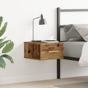 Cabinet de Noche Wall-Mounted Madera Vieja 35x35x20 cm de , Taquillas y armarios de almacenamiento - Ref: Foro24-863782, Prec...