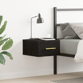 Comprar Cabinet de Noche Wall-Mounted Negro Roble