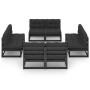 Juego de muebles de jardín 8 pzas y cojines madera pino maciza de vidaXL, Conjuntos de jardín - Ref: Foro24-3076323, Precio: ...