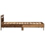 Estructura de Cama  con Luces LED Madera Vieja 75x190 cm Madera de Ingeniería | Foro24.es | Tu tienda online para hogar, jardín y más Foro24.es