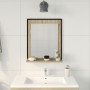 Espejo de baño con estante de roble sonoma 50x12x60 cm de madera elaborada de , Tocadores de baño - Ref: Foro24-864339, Preci...
