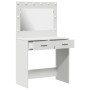 Mesa de tocador con luces LED - Blanca, 78.5 x 41 x 135 cm de , Tocadores para dormitorios - Ref: Foro24-865028, Precio: 137,...