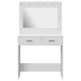 Mesa de tocador con luces LED - Blanca, 78.5 x 41 x 135 cm de , Tocadores para dormitorios - Ref: Foro24-865028, Precio: 137,...