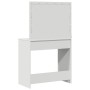 Mesa de tocador con luces LED - Blanca, 78.5 x 41 x 135 cm de , Tocadores para dormitorios - Ref: Foro24-865028, Precio: 137,...