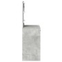 Mesa de Tocador con Luces LED Gris Concreto 78,5x41x135 cm de , Tocadores para dormitorios - Ref: Foro24-865031, Precio: 133,...