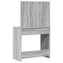 Tocador con Luces LED Gris Sonoma 78,5x41x135 cm de , Tocadores para dormitorios - Ref: Foro24-865033, Precio: 136,54 €, Desc...