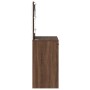 Tocador con Luces LED Madera Roble 78,5x41x135 cm de , Tocadores para dormitorios - Ref: Foro24-865034, Precio: 121,05 €, Des...