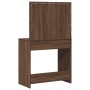 Tocador con Luces LED Madera Roble 78,5x41x135 cm de , Tocadores para dormitorios - Ref: Foro24-865034, Precio: 121,05 €, Des...