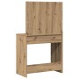 Tocador con Luces LED Roble Artesanal 78.5x41x135 cm de , Tocadores para dormitorios - Ref: Foro24-865036, Precio: 132,50 €, ...