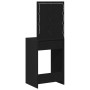 Mesa de Tocador con Luces LED Roble Negro 50x41x135 cm de , Tocadores para dormitorios - Ref: Foro24-865038, Precio: 98,70 €,...