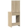 Tocador con luces LED Roble Sonoma 50x41x135 cm de , Tocadores para dormitorios - Ref: Foro24-865039, Precio: 93,67 €, Descue...