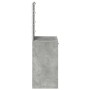 Mesa de maquillaje con luces LED en gris concreto, 50x41x135 cm de , Tocadores para dormitorios - Ref: Foro24-865040, Precio:...