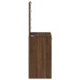 Mesa de tocador con luces LED Marrón Roble 50x41x135 cm de , Tocadores para dormitorios - Ref: Foro24-865043, Precio: 95,63 €...