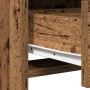 Mesa de tocador con luces LED Madera antigua 50x41x135 cm de , Tocadores para dormitorios - Ref: Foro24-865044, Precio: 92,26...
