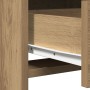 Mesa de tocador con luces LED de roble artesano 50x41x135 cm de , Tocadores para dormitorios - Ref: Foro24-865045, Precio: 92...