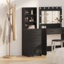 Mueble Alto Negro Roble 40x41x135 cm Madera Elaborada de , Aparadores - Ref: Foro24-865047, Precio: 98,87 €, Descuento: -5%%