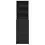 Mueble Alto Negro Roble 40x41x135 cm Madera Elaborada de , Aparadores - Ref: Foro24-865047, Precio: 98,87 €, Descuento: -5%%