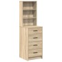 Alto Sonoma Roble 40x41x135 cm Madera Elaborada de , Aparadores - Ref: Foro24-865048, Precio: 105,16 €, Descuento: %