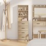 Alto Sonoma Roble 40x41x135 cm Madera Elaborada de , Aparadores - Ref: Foro24-865048, Precio: 105,16 €, Descuento: %