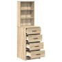 Alto Sonoma Roble 40x41x135 cm Madera Elaborada de , Aparadores - Ref: Foro24-865048, Precio: 105,16 €, Descuento: %