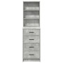Alacena Gris Concreto 40x41x135 cm Madera Ingenierizada de , Aparadores - Ref: Foro24-865049, Precio: 105,16 €, Descuento: %