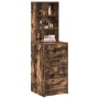 Highboard de Roble Ahumado 40x41x135 cm de Madera Elaborada de , Aparadores - Ref: Foro24-865050, Precio: 104,02 €, Descuento...
