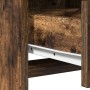 Highboard de Roble Ahumado 40x41x135 cm de Madera Elaborada de , Aparadores - Ref: Foro24-865050, Precio: 104,02 €, Descuento...