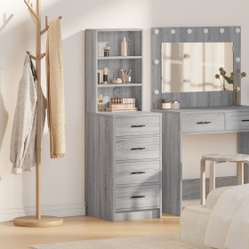 Alacena Gris Sonoma 40x41x135 cm Madera elaborada de , Aparadores - Ref: Foro24-865051, Precio: 95,88 €, Descuento: -5%%