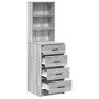Alacena Gris Sonoma 40x41x135 cm Madera elaborada de , Aparadores - Ref: Foro24-865051, Precio: 95,88 €, Descuento: -5%%