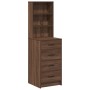 Almacén Alto Marrón Roble 40x41x135 cm Madera Ingenierizada de , Aparadores - Ref: Foro24-865052, Precio: 107,18 €, Descuento: %