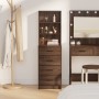 Almacén Alto Marrón Roble 40x41x135 cm Madera Ingenierizada de , Aparadores - Ref: Foro24-865052, Precio: 107,18 €, Descuento: %