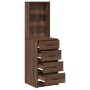 Almacén Alto Marrón Roble 40x41x135 cm Madera Ingenierizada de , Aparadores - Ref: Foro24-865052, Precio: 107,18 €, Descuento: %
