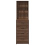 Almacén Alto Marrón Roble 40x41x135 cm Madera Ingenierizada de , Aparadores - Ref: Foro24-865052, Precio: 107,18 €, Descuento: %