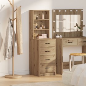 Highboard Roble Artesanal 40x41x135 cm Madera Elaborada de , Aparadores - Ref: Foro24-865054, Precio: 94,00 €, Descuento: -5%%
