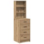Highboard Roble Artesanal 40x41x135 cm Madera Elaborada de , Aparadores - Ref: Foro24-865054, Precio: 94,00 €, Descuento: -5%%